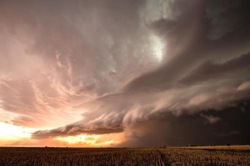 Plainview Shelf Cloud Sunset